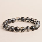 Fortune Jewel Herkimer Diamond Protection Meditation Bracelet - Fortune Jewel