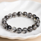 Fortune Jewel Herkimer Diamond Protection Meditation Bracelet - Fortune Jewel