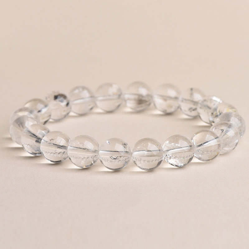 Fortune Jewel Herkimer Diamond Protection Meditation Bracelet - Fortune Jewel