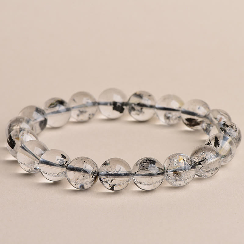 Fortune Jewel Herkimer Diamond Protection Meditation Bracelet - Fortune Jewel