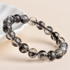 Fortune Jewel Herkimer Diamond Protection Meditation Bracelet - Fortune Jewel