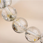 Fortune Jewel Herkimer Diamond Protection Meditation Bracelet - Fortune Jewel