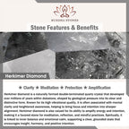 Fortune Jewel Herkimer Diamond Protection Meditation Bracelet - Fortune Jewel