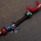 Fortune Jewel Copper Turquoise Dzi Bead Luck Necklace Pendants - Fortune Jewel