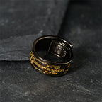 Fortune Jewel Copper Word Adjustable Balance Ring - Fortune Jewel
