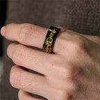 Fortune Jewel Copper Word Adjustable Balance Ring - Fortune Jewel