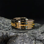 Fortune Jewel Copper Word Adjustable Balance Ring - Fortune Jewel