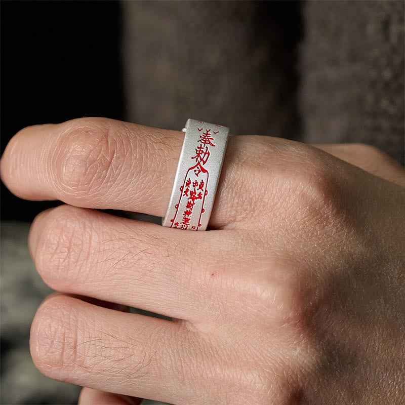 Fortune Jewel Copper Word Adjustable Balance Ring - Fortune Jewel
