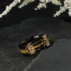 Fortune Jewel Copper Word Adjustable Balance Ring - Fortune Jewel