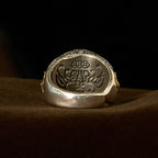 Fortune Jewel Copper Bagua Copper Coins Wealth Rotatable Adjustable Ring - Fortune Jewel
