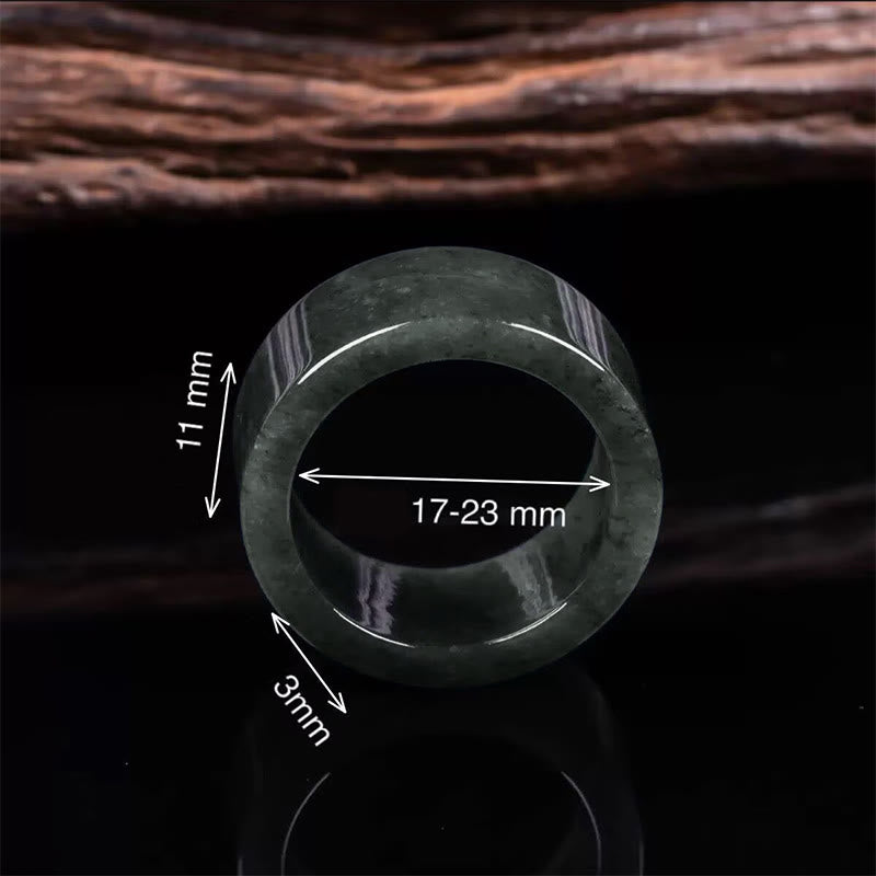 Fortune Jewel Jade Prosperity Abundance Luck Ring - Fortune Jewel