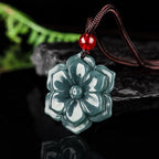 Fortune Jewel Peach Blossom Jade Prosperity Necklace Pendants - Fortune Jewel