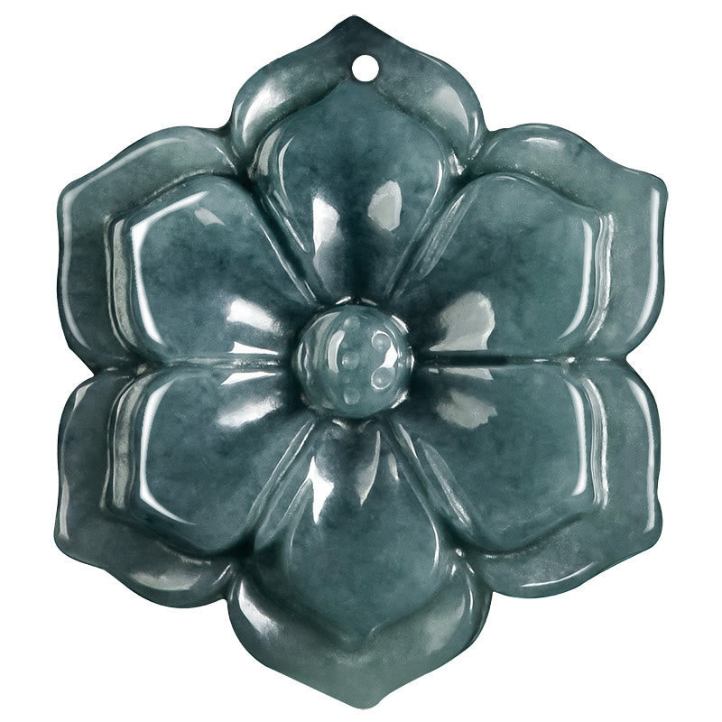 Fortune Jewel Peach Blossom Jade Prosperity Necklace Pendants - Fortune Jewel