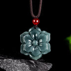 Fortune Jewel Peach Blossom Jade Prosperity Necklace Pendants - Fortune Jewel