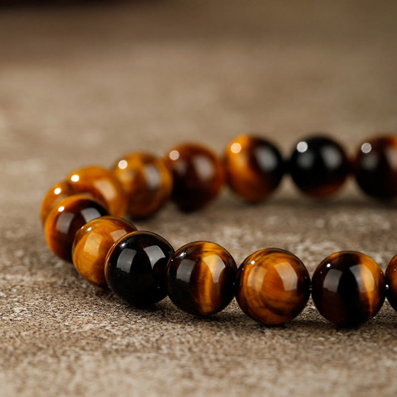 Fortune Jewel Year Of The Horse Tiger Eye Courage Bracelet - Fortune Jewel