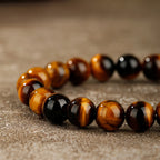 Fortune Jewel Year Of The Horse Tiger Eye Courage Bracelet - Fortune Jewel