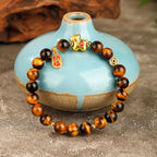 Fortune Jewel Year Of The Horse Tiger Eye Courage Bracelet - Fortune Jewel