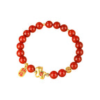 Fortune Jewel Year Of The Horse South Red Agate Success Bracelet - Fortune Jewel