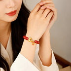 Fortune Jewel Year Of The Horse South Red Agate Success Bracelet - Fortune Jewel