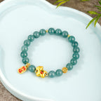 Fortune Jewel Year Of The Horse Jade Prosperity Abundance Bracelet - Fortune Jewel