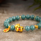 Fortune Jewel Year Of The Horse Jade Prosperity Abundance Bracelet - Fortune Jewel