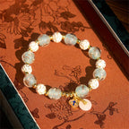 Fortune Jewel Blue Liuli Glass Blessings Bracelet - Fortune Jewel