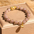 Fortune Jewel Purple Liuli Glass Luck Bracelet - Fortune Jewel