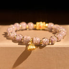 Fortune Jewel Purple Liuli Glass Luck Bracelet - Fortune Jewel