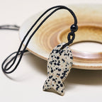Fortune Jewel Koi Fish Pink Crystal Indian Agate Amethyst Topaz Red Jasper Success Warmth Necklace Pendant - Fortune Jewel