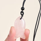 Fortune Jewel Koi Fish Pink Crystal Indian Agate Amethyst Topaz Red Jasper Success Warmth Necklace Pendant - Fortune Jewel