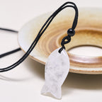Fortune Jewel Koi Fish Pink Crystal Indian Agate Amethyst Topaz Red Jasper Success Warmth Necklace Pendant - Fortune Jewel
