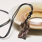 Fortune Jewel Koi Fish Pink Crystal Indian Agate Amethyst Topaz Red Jasper Success Warmth Necklace Pendant - Fortune Jewel