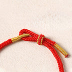 Fortune Jewel Year Of The Horse Copper Red String Fu Character Lotus Luck Bracelet - Fortune Jewel