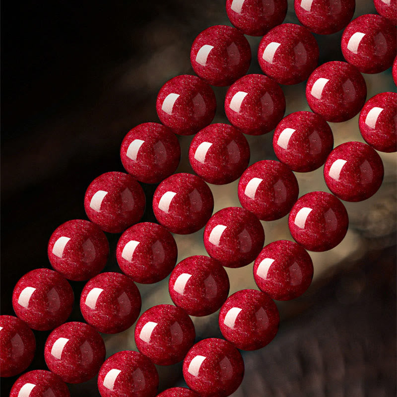 Fortune Jewel Year Of The Horse Cinnabar Blessing Bracelet - Fortune Jewel