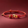 Fortune Jewel Cat Copper Red String Luck Bracelet - Fortune Jewel