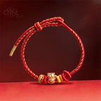 Fortune Jewel Cat Copper Red String Luck Bracelet - Fortune Jewel