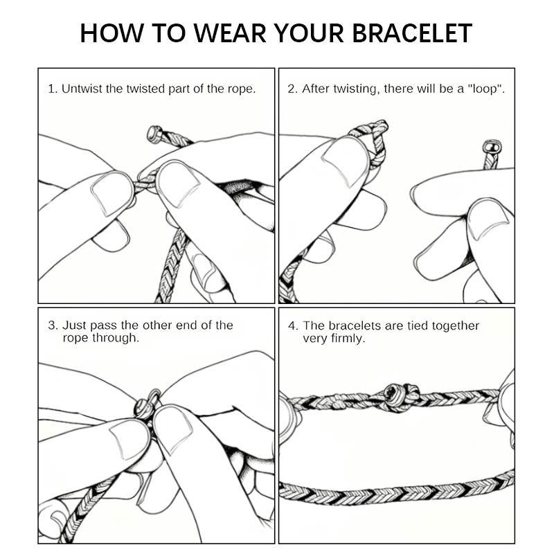 Fortune Jewel Colorful Rope Luck Coin Bead Abundance Extra Thin Braided Bracelet