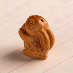 Fortune Jewel Year Of The Horse Red Sandalwood Star Moon Bodhi Seed Blessing Key Chain - Fortune Jewel