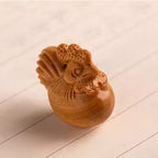 Fortune Jewel Year Of The Horse Red Sandalwood Star Moon Bodhi Seed Blessing Key Chain - Fortune Jewel