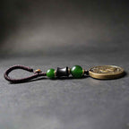 Fortune Jewel Chinese Zodiac Year Of The Horse Bagua Fu Character Copper Brass Balance Key Chain