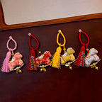 Fortune Jewel Year Of The Horse Embroidery Freedom Key Chain - Fortune Jewel