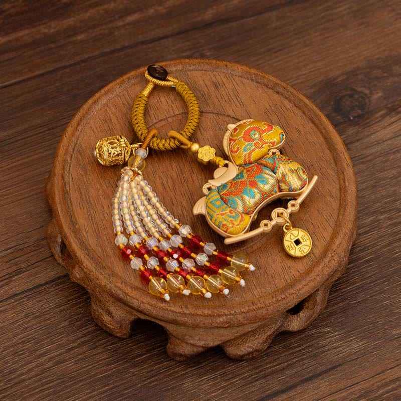 Fortune Jewel Year Of The Horse Embroidery Prosperity Key Chain