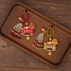 Fortune Jewel Year Of The Horse Embroidery Prosperity Key Chain