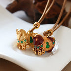 Fortune Jewel Year Of The Horse Copper Brass Balance Necklace Pendants - Fortune Jewel