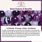 Fortune Jewel Amethyst Yellow Agate Various Agate Pink Crystal Lazurite Lapis Lazuli Balance Necklace Pendant - Fortune Jewel