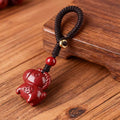 Fortune Jewel Year Of The Horse Cinnabar Keep Away Evil Spirits Key Chain - Fortune Jewel