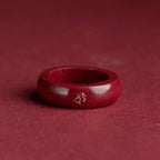 Fortune Jewel Chinese Zodiac Year Of The Horse Cinnabar Blessing Ring - Fortune Jewel