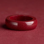 Fortune Jewel Chinese Zodiac Year Of The Horse Cinnabar Blessing Ring - Fortune Jewel