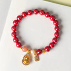 Buddha Stones Cinnabar Blessing Attract Fortune Bracelet - Fortune Jewel