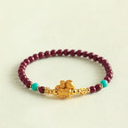 Fortune Jewel Year Of The Horse Fu Character Cinnabar Calm Bracelet - Fortune Jewel